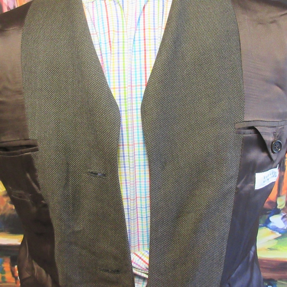 36 S- BARNEYS NEW YORK MADE IN ITALY WOOL/CASHMERE - Picture 7 of 8